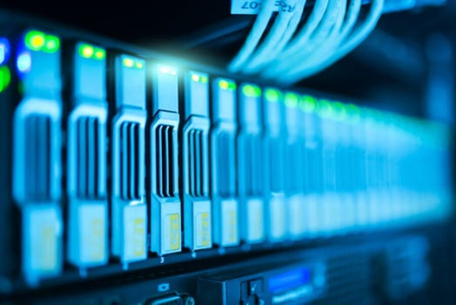 Server infrastructure running automated data processes